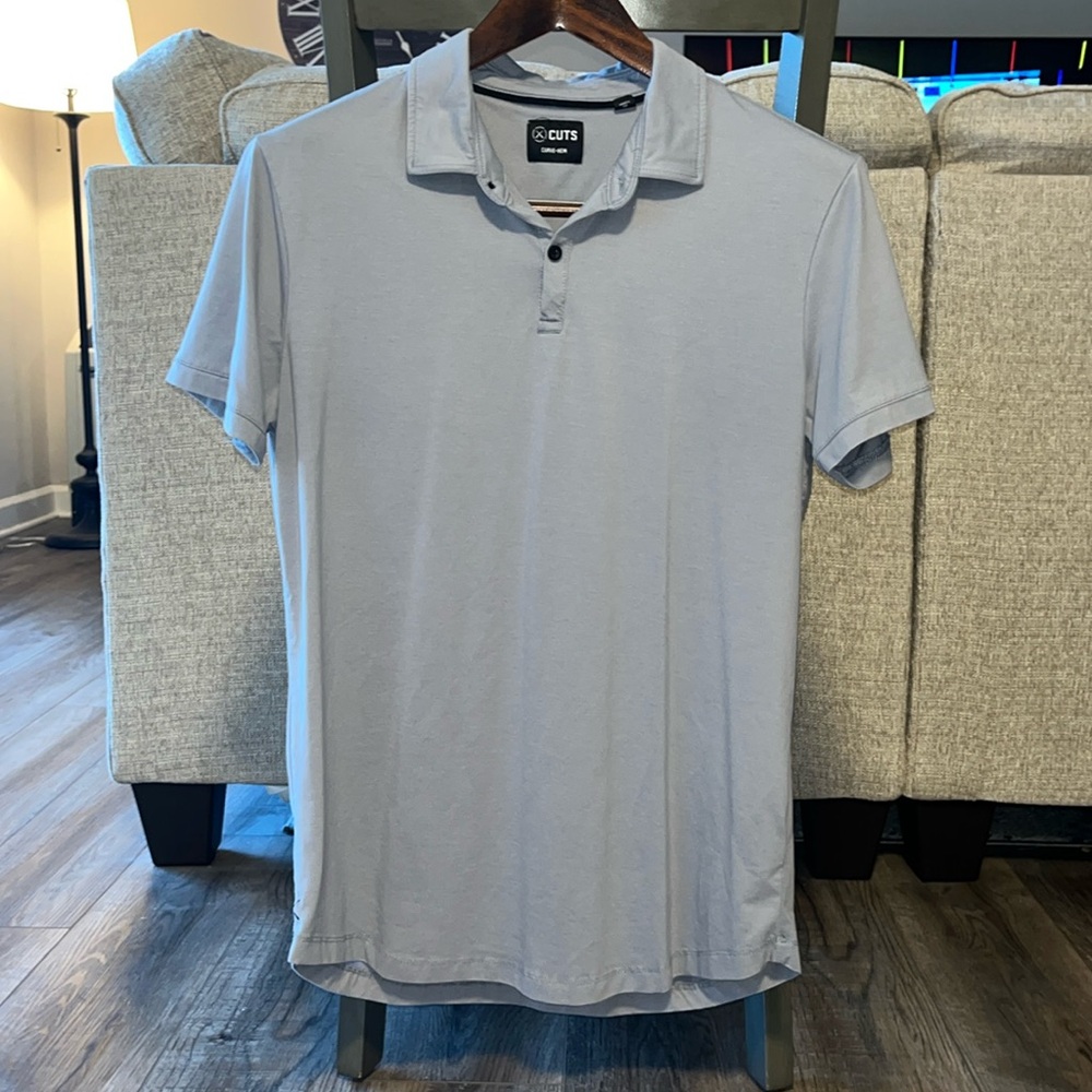 Cuts Clothing Light Blue Polo Shirt